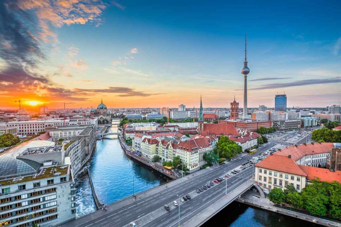 Visão panorâmica da cidade de Berlim