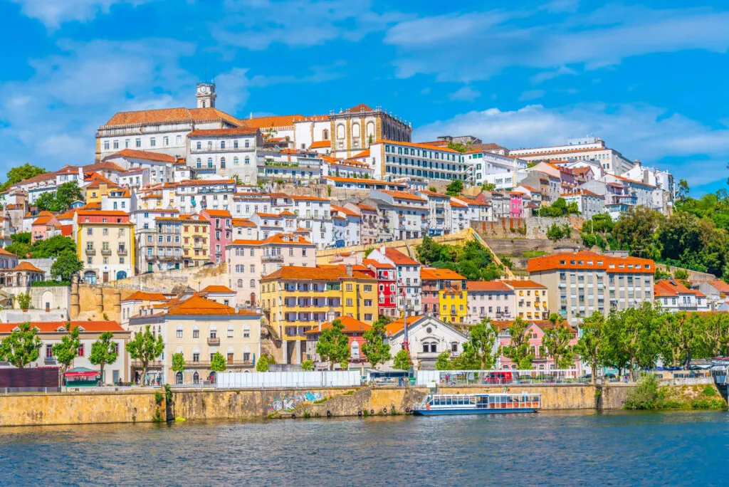 Cidade de Coimbra em Portugal
