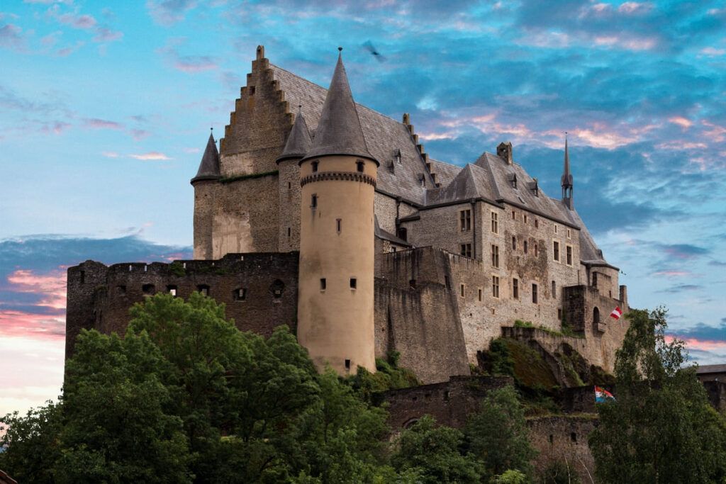 Castelo de Vianden em Luxemburgo.
