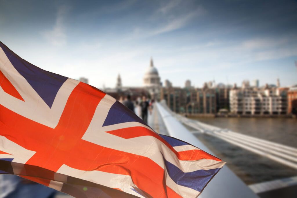 Como conseguir cidadania inglesa: bandeira do Reino Unido