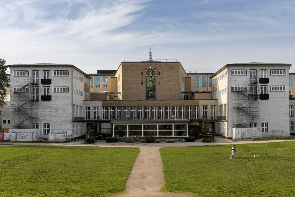 Campus universitário na Alemanha.