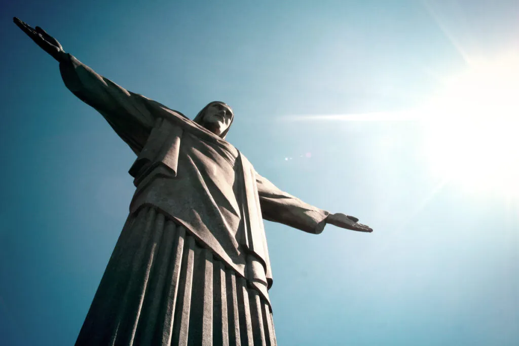 Foto do Cristo Redentor, um dos pontos turísticos mais visitados do mundo