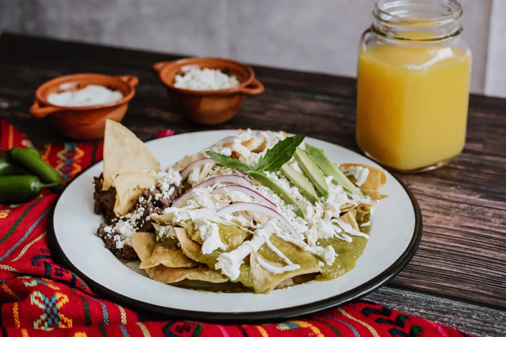 Prato típico do México representando a culinária mexicana.