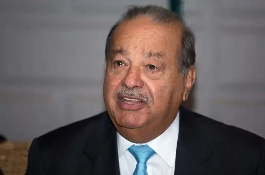 Imagem do bilionário mexicano Carlos Slim