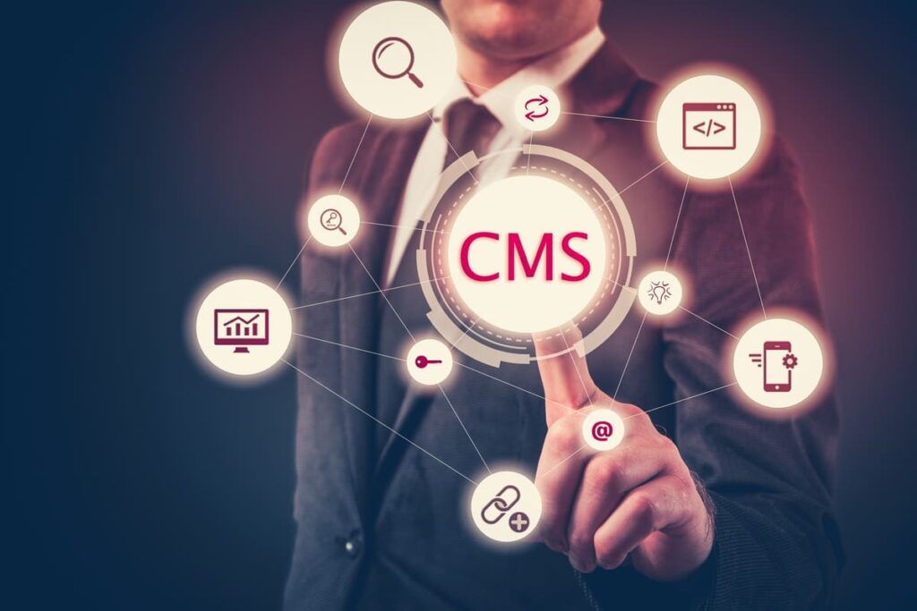 Símbolo para mostrar as vantagens de usar um CMS