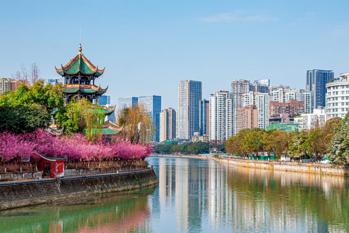 Imagem de cidade chinesa para falar sobre investir na China.