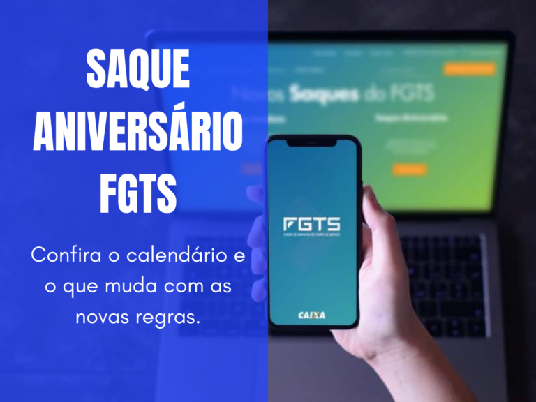 Calendário de pagamentos do saque aniversário do FGTS 2026