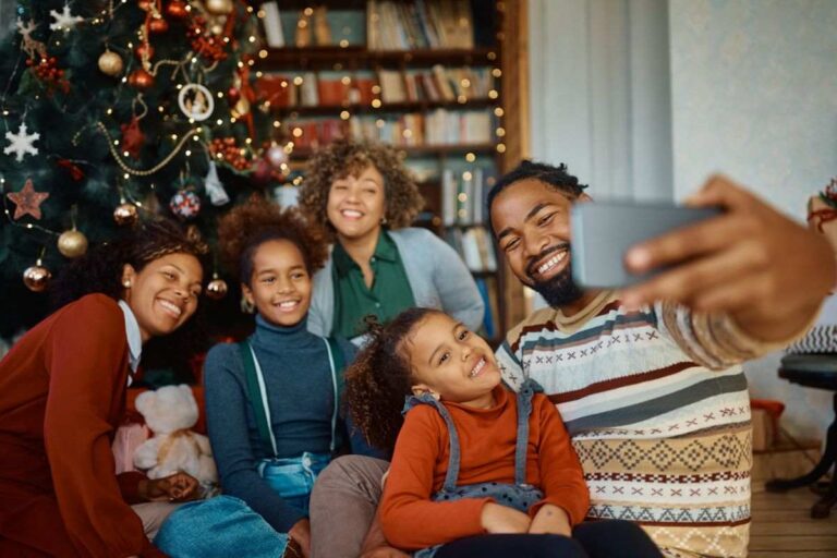 Lista com ideias de frases para fotos de natal