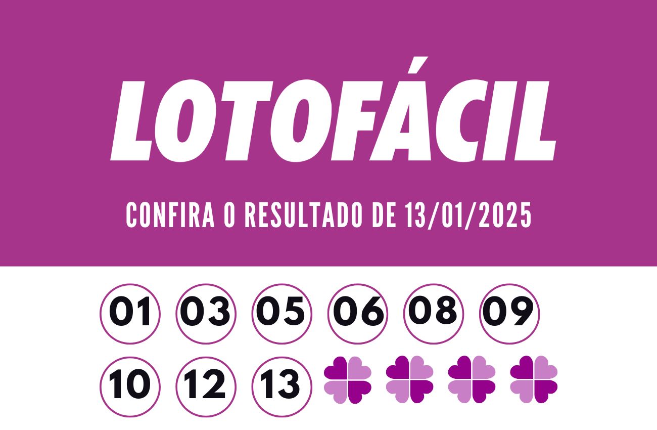 Resultado Lotofácil 3292: veja resultado de hoje, segunda (13)