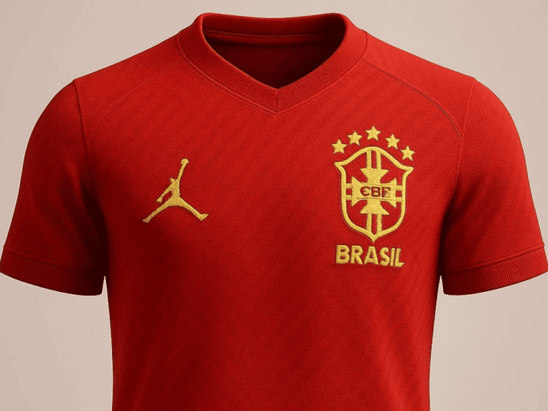 Camisa da seleção brasileira pode ser vermelha na Copa de 2026