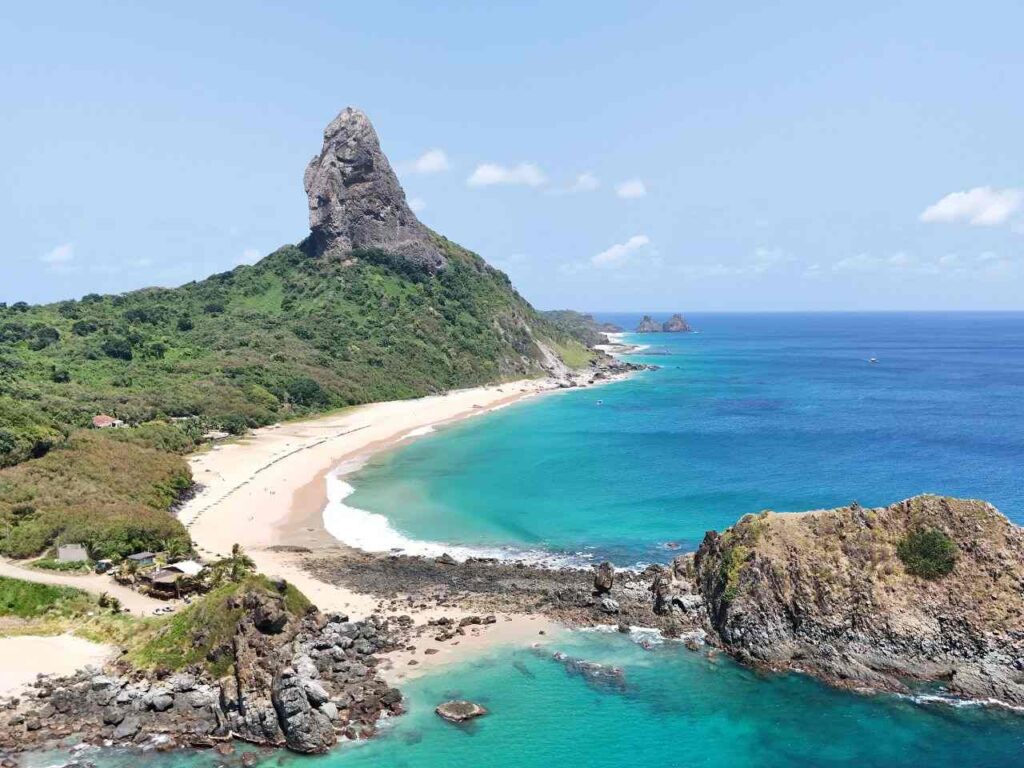 Visão panorâmica de Fernando de Noronha