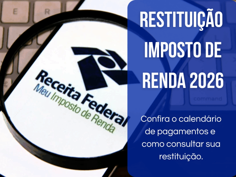 O cronograma de restituição do Imposto de Renda 2026 define quando os contribuintes com valores a receber serão pagos pela Receita Federal do Brasil.