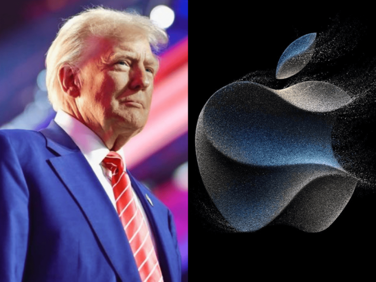 Trump ameaça a Apple com uma tarifa de 25% sobre os iPhones se a empresa continuar com produções no exterior
