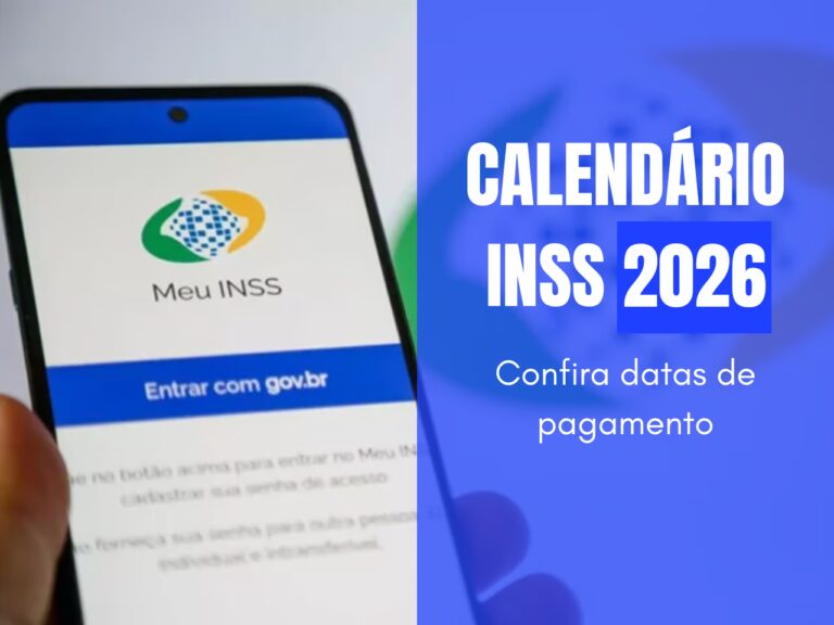 O calendário INSS do pagamento do mês de janeiro de 2026 começa no dia 26 de janeiro e segue até 6 de fevereiro para beneficiários que recebem até um salário mínimo.