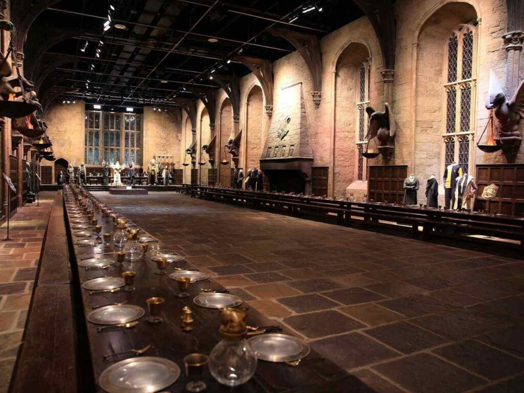 Salão Principal no Studio Harry Potter Londres