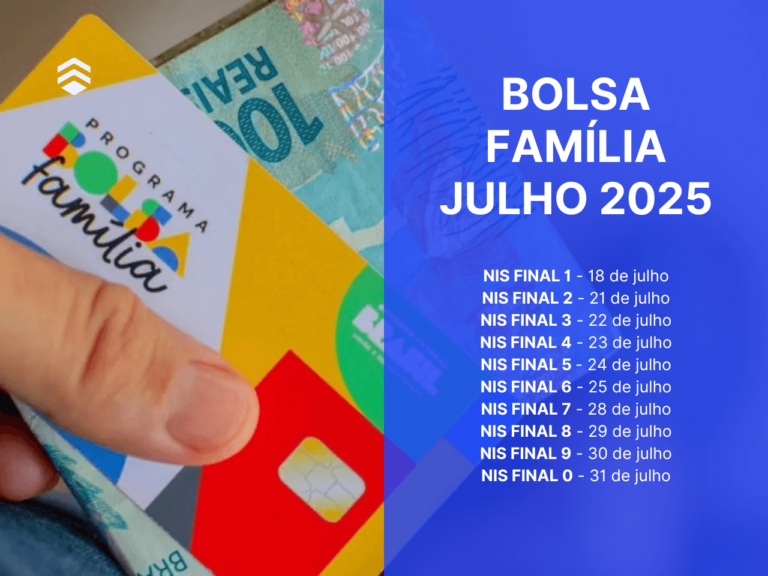 Bolsa família de julho começa a ser pago dia 18/07; confira calendário completo