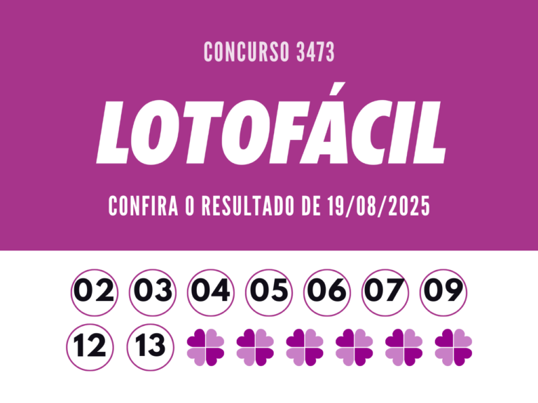 Resultado Lotofácil 3473