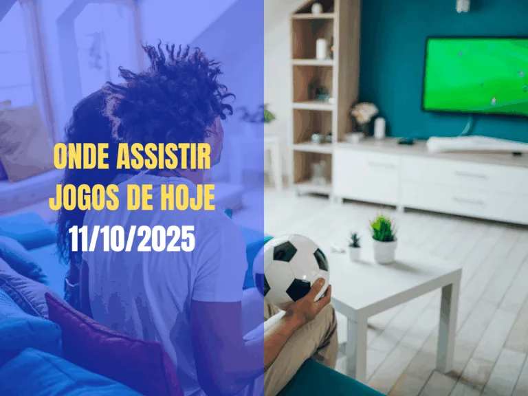 Onde assistir jogos hoje de futebol, 11/10/2025