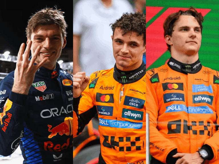 Lando Norris, Max Verstappen e Oscar Piastri seguem na disputa pelo título da Fórmula 1 2025 no GP de Abu Dhabi.