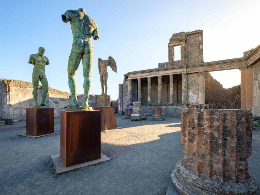 Parque de Pompeia uma das atrações do que fazer em Nápoles