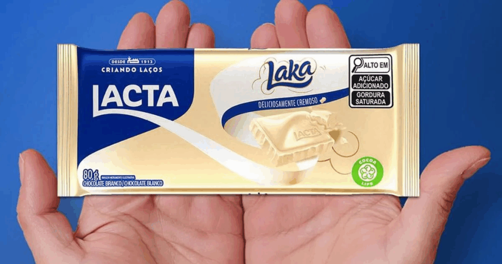 Anvisa manda recolher lote do chocolate Laka por erro na rotulagem
