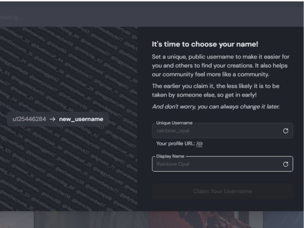 Detalhes de abrir conta no Midjourney
