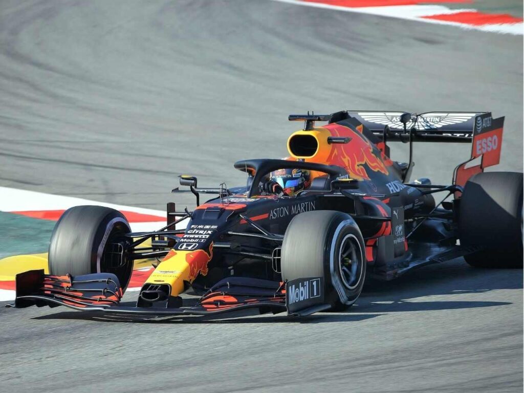 Detalhes do carro da Red Bull na F1