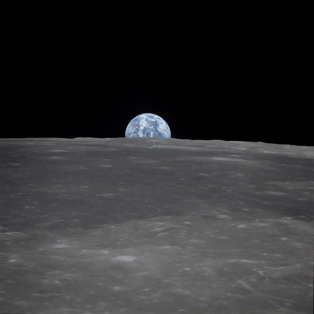 Fotos da lua tiradas na missão Apollo 11