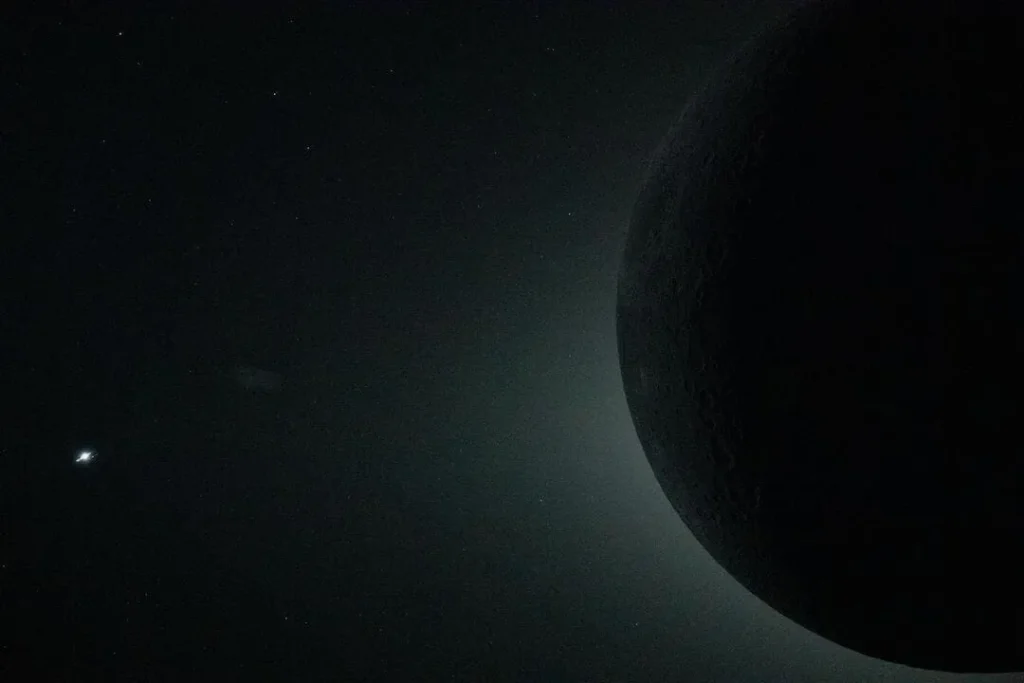 Foto da Lua a partir da missão Artemis II