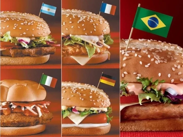 lanches do McDonald’s na Copa do Mundo
