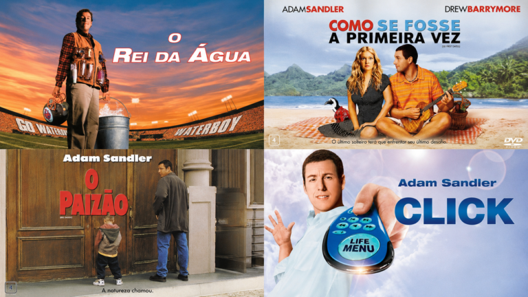 Veja filmes de Adam Sandler para assistir no streaming, com opções de comédia, romance, drama e mistério para curtir um filminho em casa.