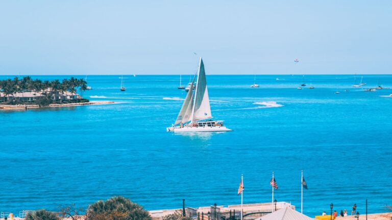 Visão aérea da Ilha de Key West.