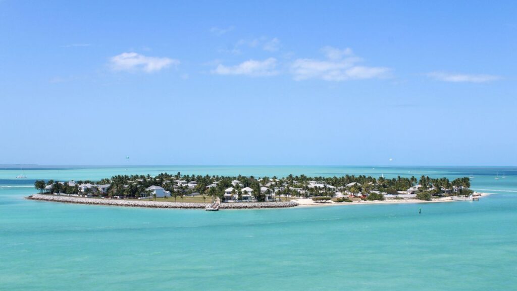 Visão panorâmica de Key West.