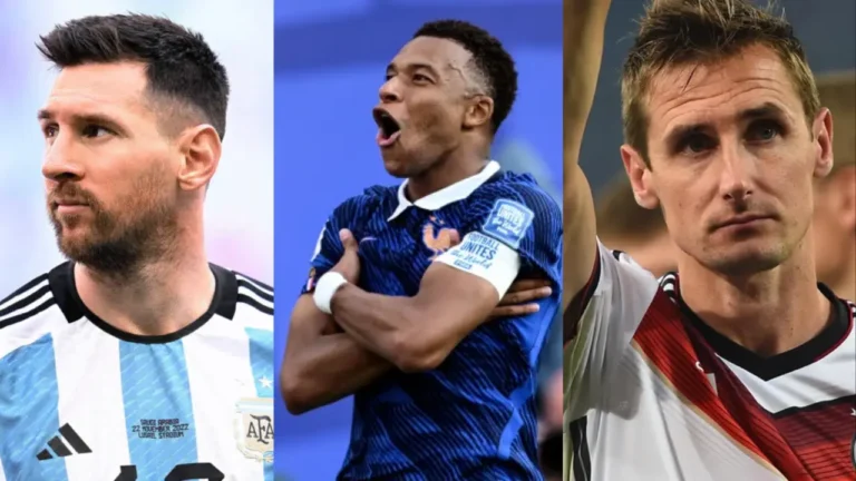 Os maiores artilheiros da Copa sempre ajudam a contar a história de cada Mundial.